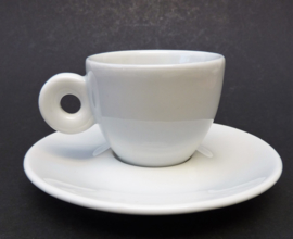 Illy logo espresso cup with saucer