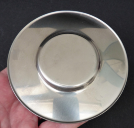 Italwaber stainless steel espresso cup with saucer