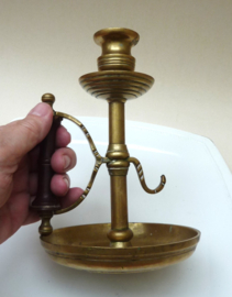 Brass chamberstick United States 19th century