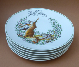 Dinner plates Game Decors de Paris Nature Mortes Les Gibiers