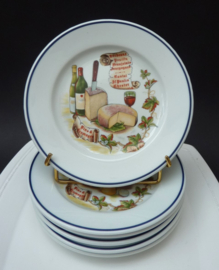 Limoges porcelain French cheese plates