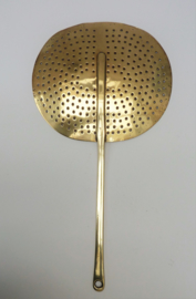 Antique 19th century Dutch brass skimmer