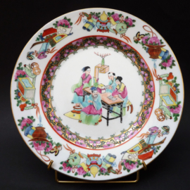 Chinees Rose Mandarin bord leraar met leerlingen ProC 1950