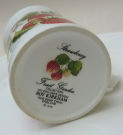 Roy Kirkham Fruit Garden Strawberry mug and bread and butter plate