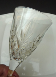 Thomas Webb Edinburgh cut crystal wine glasses Romeo