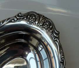 Verzilverd bonbonschaaltje Biedermeier stijl