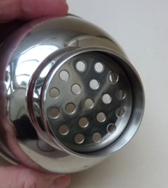 RVS cocktailshaker met recept aanduiding