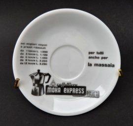 Bialetti Moka Express espresso cup with saucer - set of four