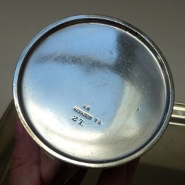 Gebr Hepp Art Deco verzilverde 1 persoons koffie set