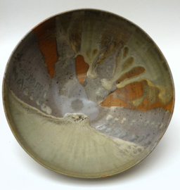 Studio Pottery Japandi stijl druipglazuur kom XL