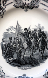Boch La Louviere Napoleon bord De slag bij Friedland