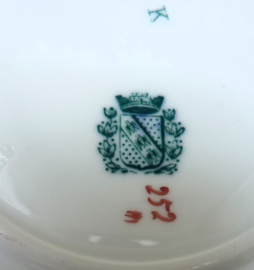 Sarreguemines Minton pattern 252 saucer for tea cup