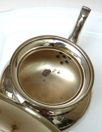 Verzilverde 1 persoons theepot