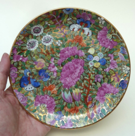Chinees porseleinen Millefleurs bordje