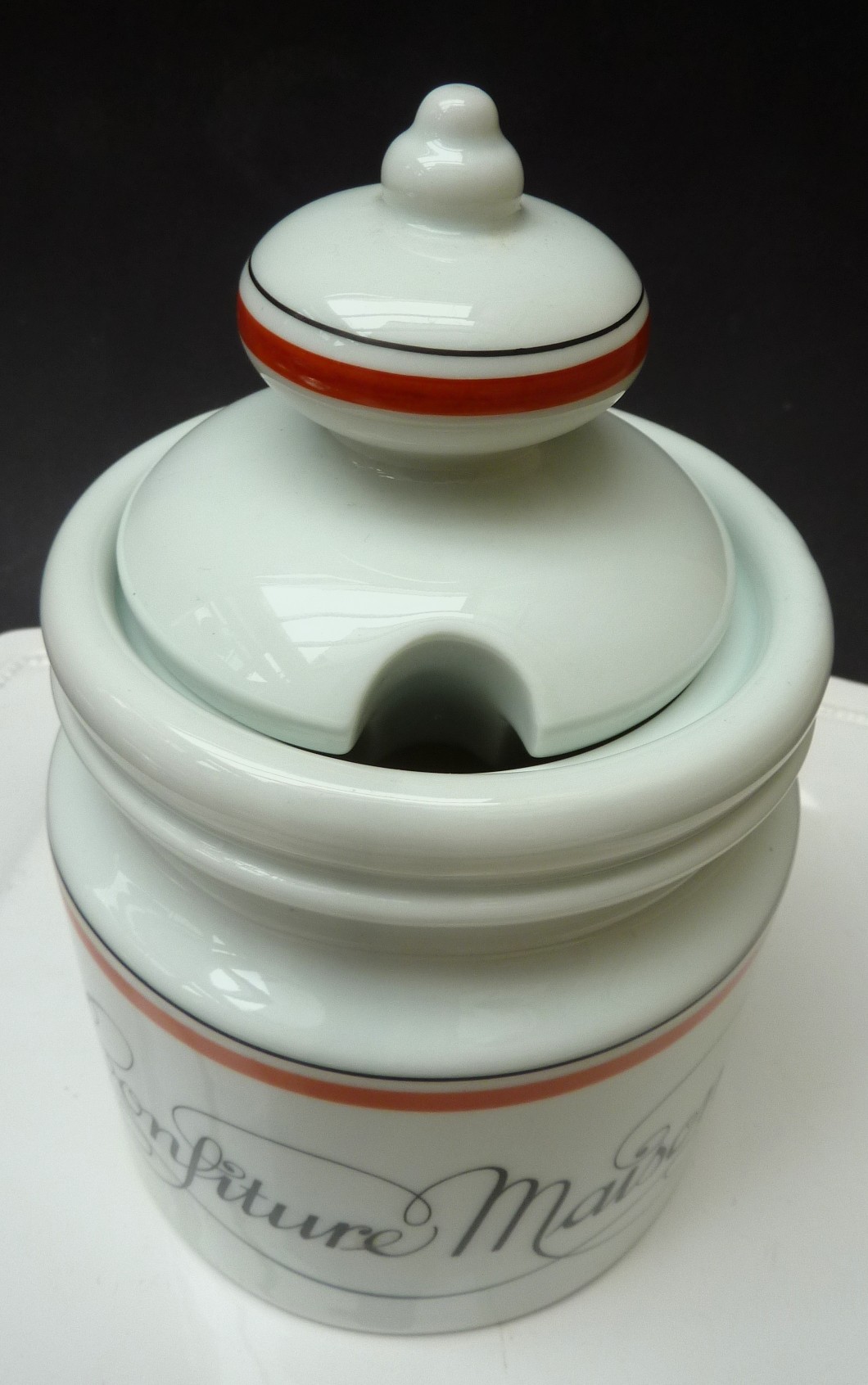 Porcelaine d'Auteuil Bistrot jampot Confiture Maison