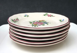 K & G Luneville Old Strasbourg faience taartbordjes side plates
