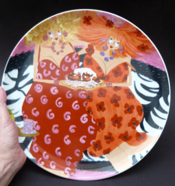 Lia Schapendonk Happy Girls porseleinen bord