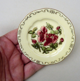 Zsolnay Exclusiv hand painted porcelain butter pat dishes