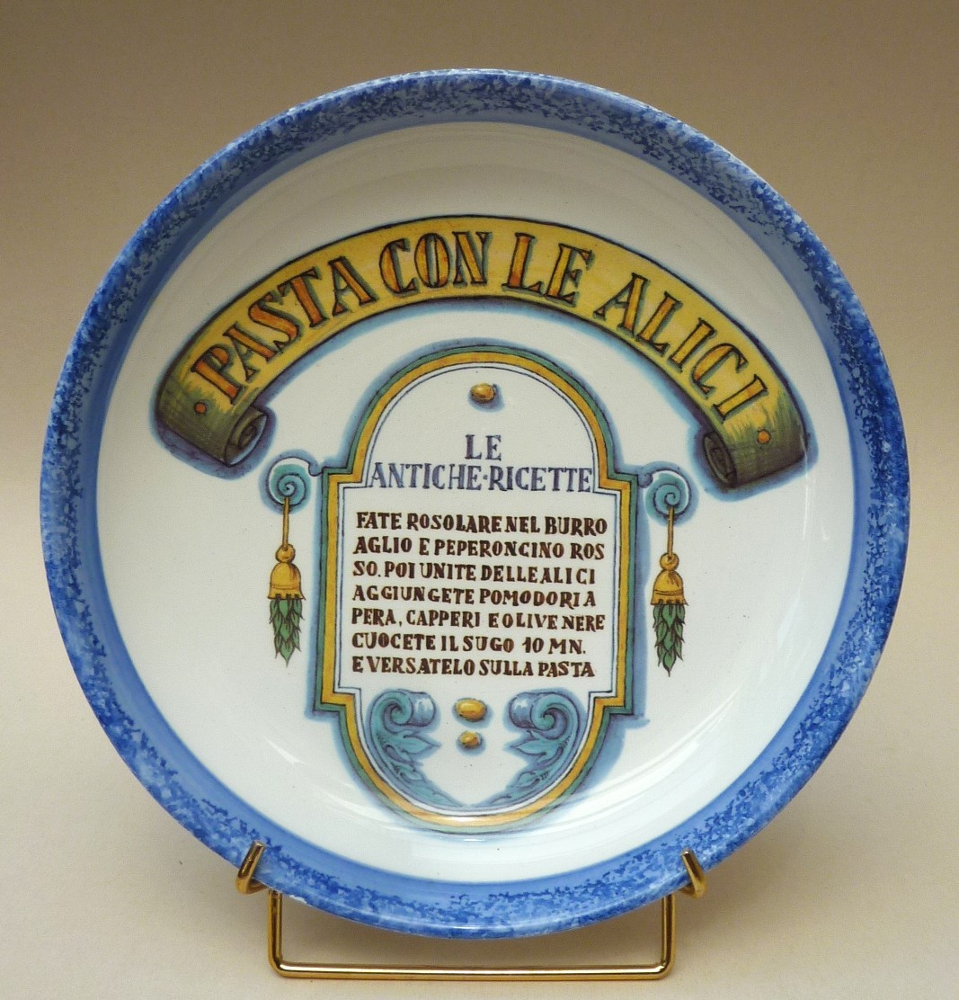 La Compagnia dei Decori Italy pasta schaal Alici