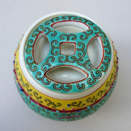 Chinese turquoise Bao Xiang Hua gemberpot 1950