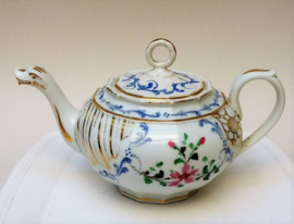 Biedermeier porseleinen theeservies 19e eeuw