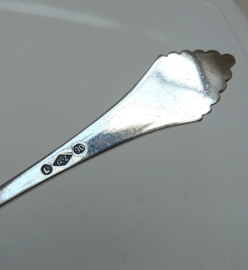 Gerritsen Zeist Art Deco verzilverde jamlepel Palmet
