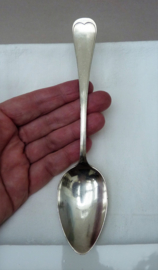 Wellner Augsburger Faden silver plated dessert spoon