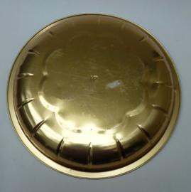 Vintage blikken kerstschaal