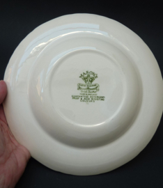 Mason's Fruit Basket Green deep dinner plate