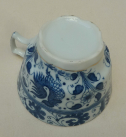 Blauw witte Haan theekoppen
