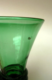 Empoli Verde green glass decanters 1960s