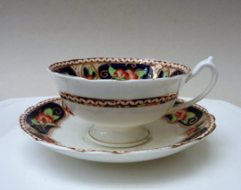 Paragon early star hand painted tea cup with saucer
