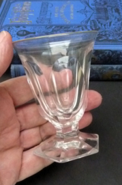 Victorian hexagonal base Jelly glasses