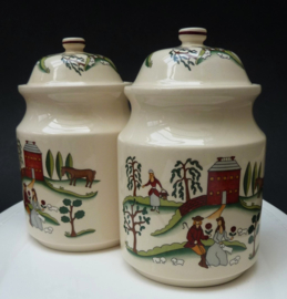 Mason's Country Lane lidded canister