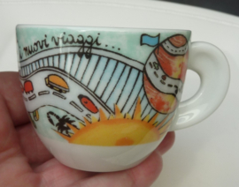 Ancap Edizione Espresso Mondo Futuro 1998 cup with saucer