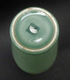 Vintage Chinese Longquan ware Celadon porseleinen vaas