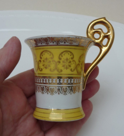 Franz Dorfl Wenen demitasse kop en schotels 19e eeuw