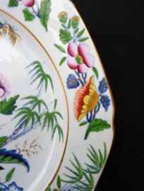 Hicks and Meigh Brittanica Dresden China transferware plate