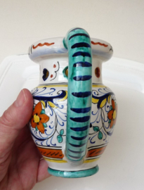 Deruta ARS Artigiana puzzle jug Bevi Se Puoi