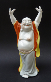 Chinese porcelain Budai with raised arms