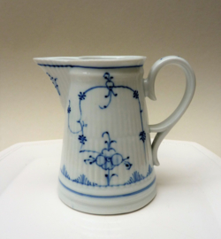 Rauenstein Greiner Blue Fluted Strawflower porcelain jug 19th century