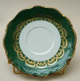 Mitterteich Mid Century green Dresden style breakfast set