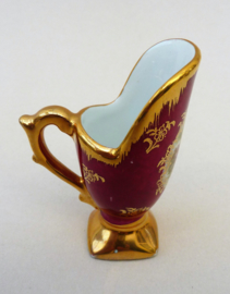 Limoges miniatuur kolenkit kookpot en emmer in Fragonard stijl