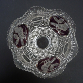 Hofbauer Crystal The Byrdes Collection chocolate bowl