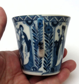 Blue White porcelain Long Eliza coffee cups
