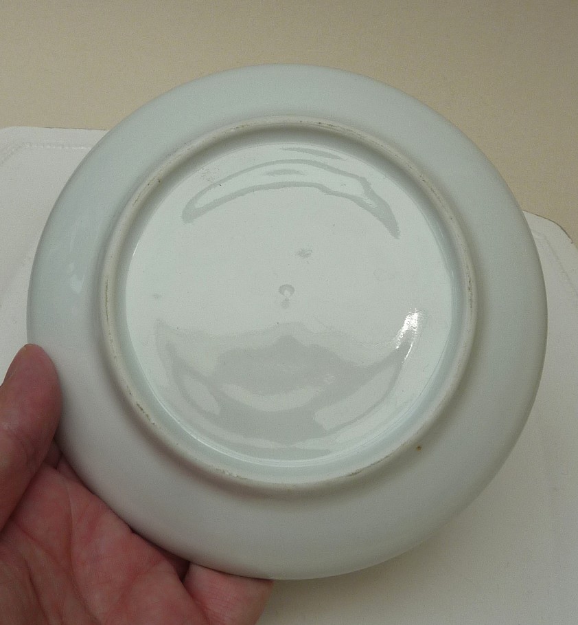 Apilco white and gold cappuccino cup with saucer 