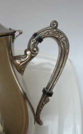 Chromed Rococo style coffee teapot