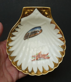 Atelier d'Art Cote de Beaute vijfdelig schaal schelpdieren servies