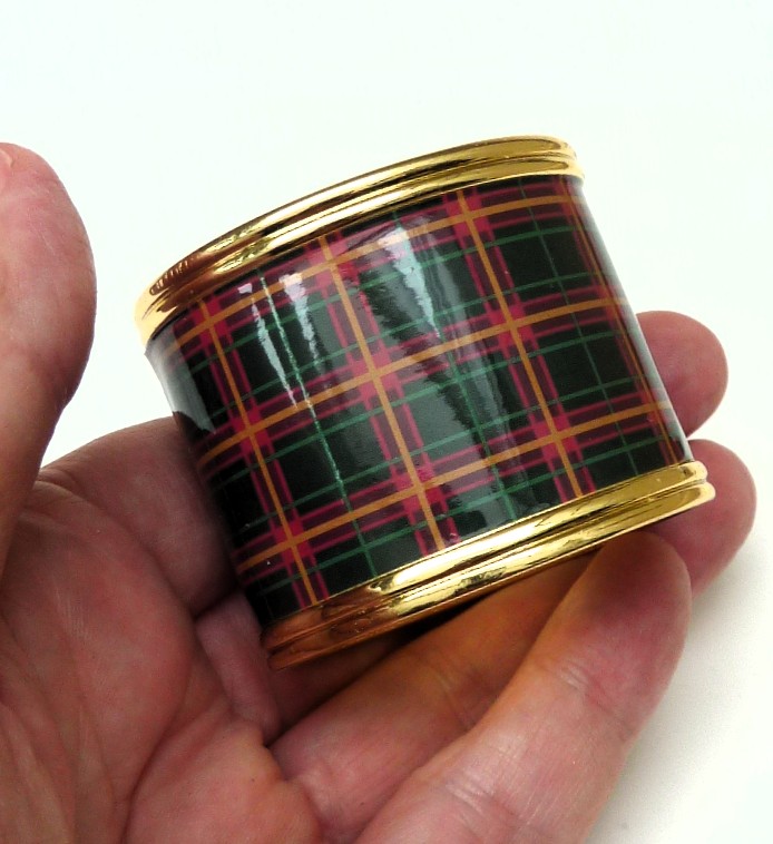 Lenox Nouveau Plaid Schotse ruit servetringen