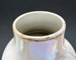 Art Deco porcelain lusterware vase